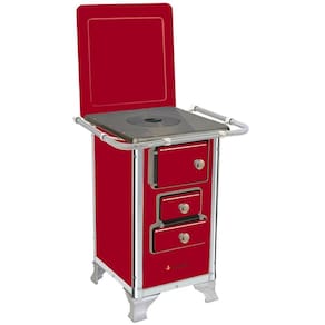 Fogão a Lenha Venâncio Tradicional Vermelho  Nº00 com Tampa FL00CX