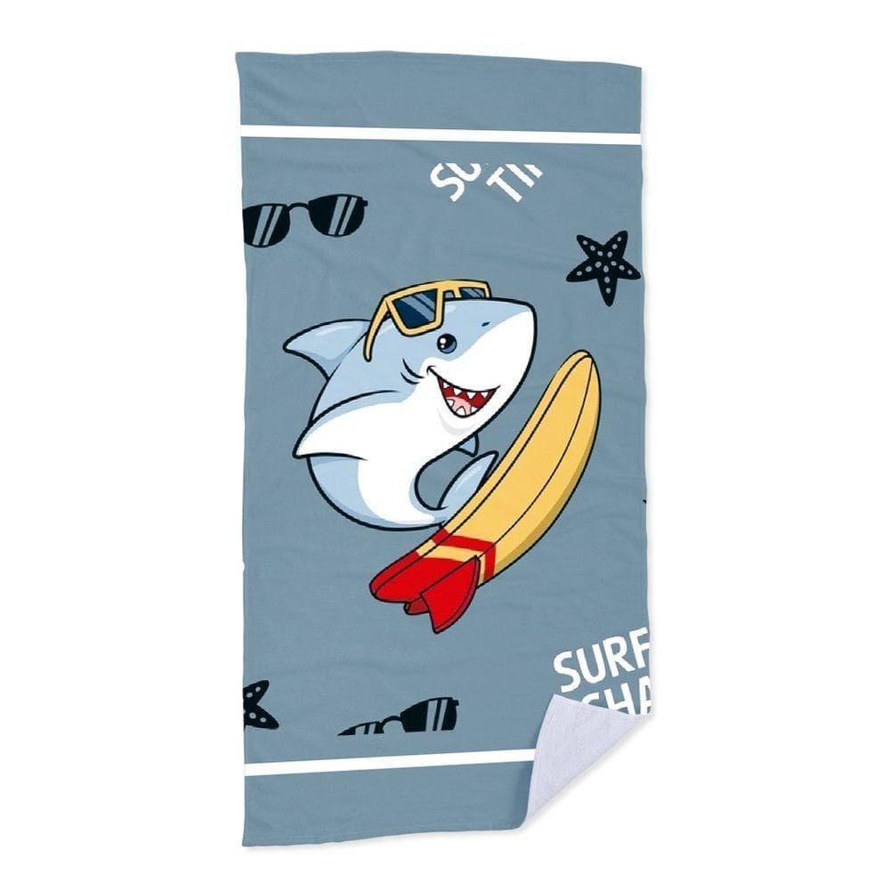 Toalha De Praia - Tubarão Surfista