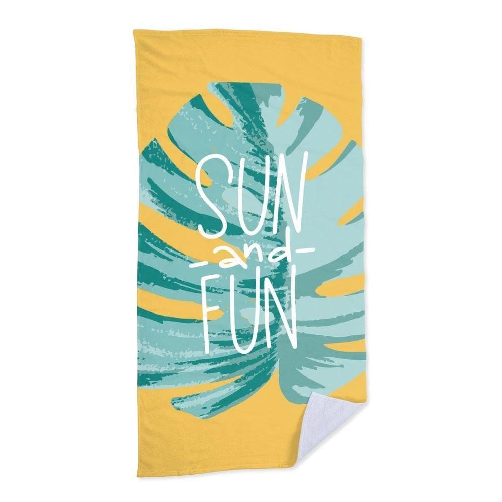 Toalha De Praia Leaf Sun Fun