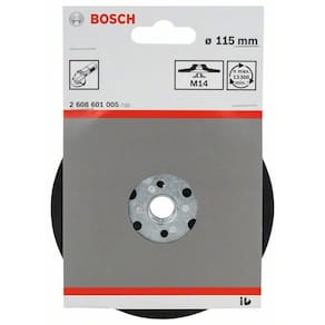 Disco Borracha 4.1/2"" Com Porca Bosch