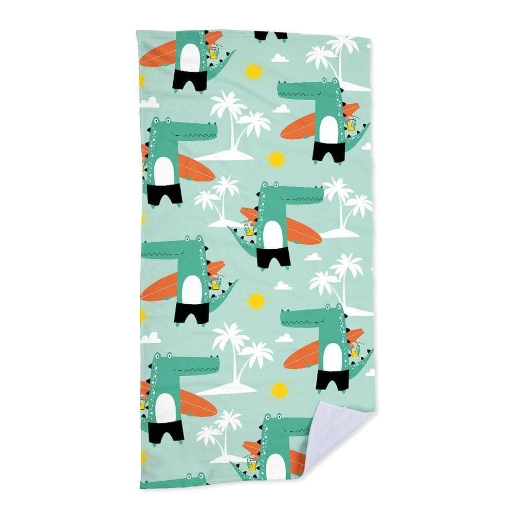 Toalha De Praia Jacaré Surfista