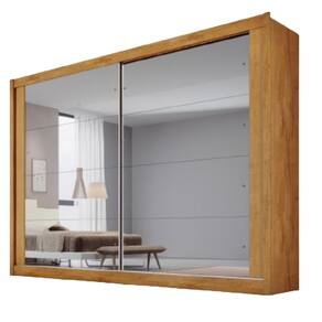 Guarda Roupa Creta 2 Portas Espelhadas MDF - Móveis Europa
