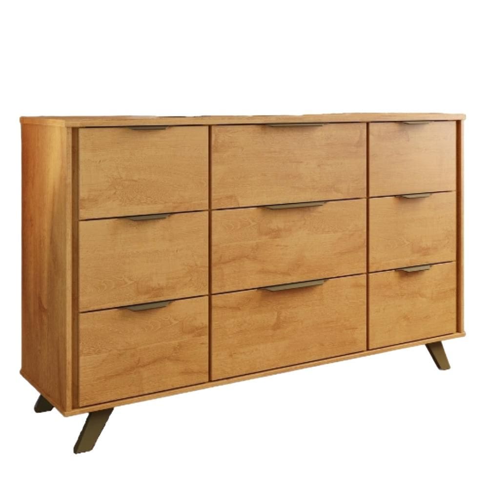 Cômoda Buffet Olimpia 9 Gavetas MDF - Móveis Europa