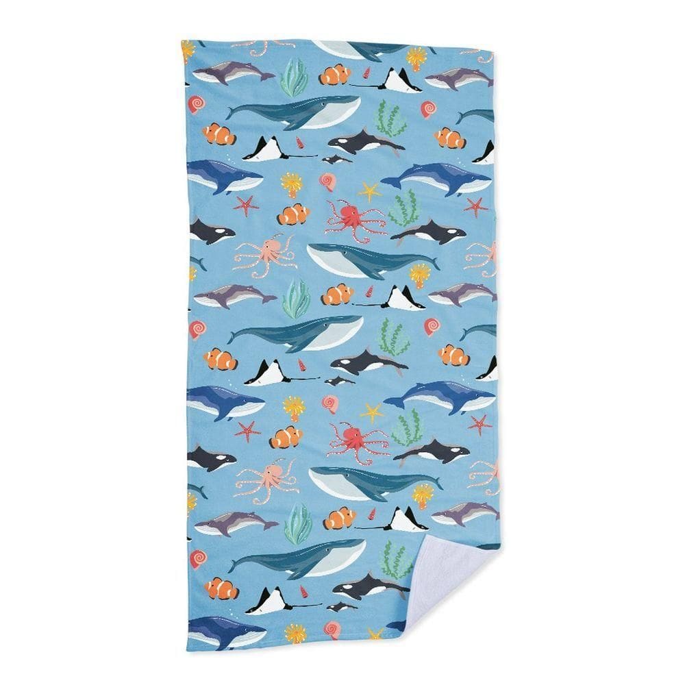 Toalha De Praia Deep Sea Whales