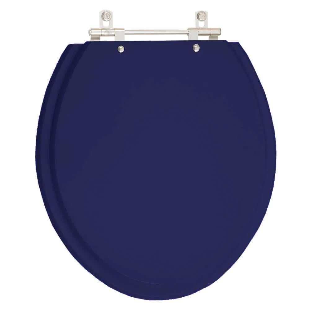 Assento Sanitário Oval Azul Cobalto para vaso Ideal Standard