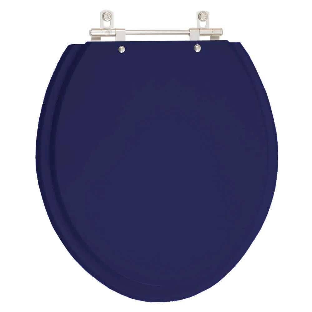 Assento Sanitário Oval Azul Cobalto para vaso Ideal Standard
