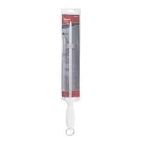 Chaira 30cm Aço Inox 10 Polegadas Branca Pratical-Corneta