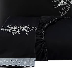 Jogo de Lençol Cama Solteiro 2 Peças com Elástico Bordado