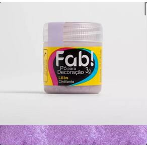 Corante Cintilante Para Decoração de Bolo Docinhos Sobremesas Comestíveis Fab 3 Gramas Lilás