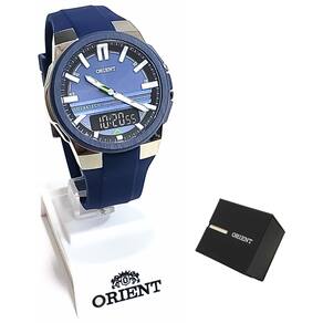 Relógio Orient Masculino Anadigi Solartech Azul MTSPA005 D1DX