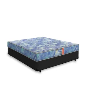 Cama Box Casal Preta + Colchão de Espuma D20 - Gazin - Supreme 138x188x37cm