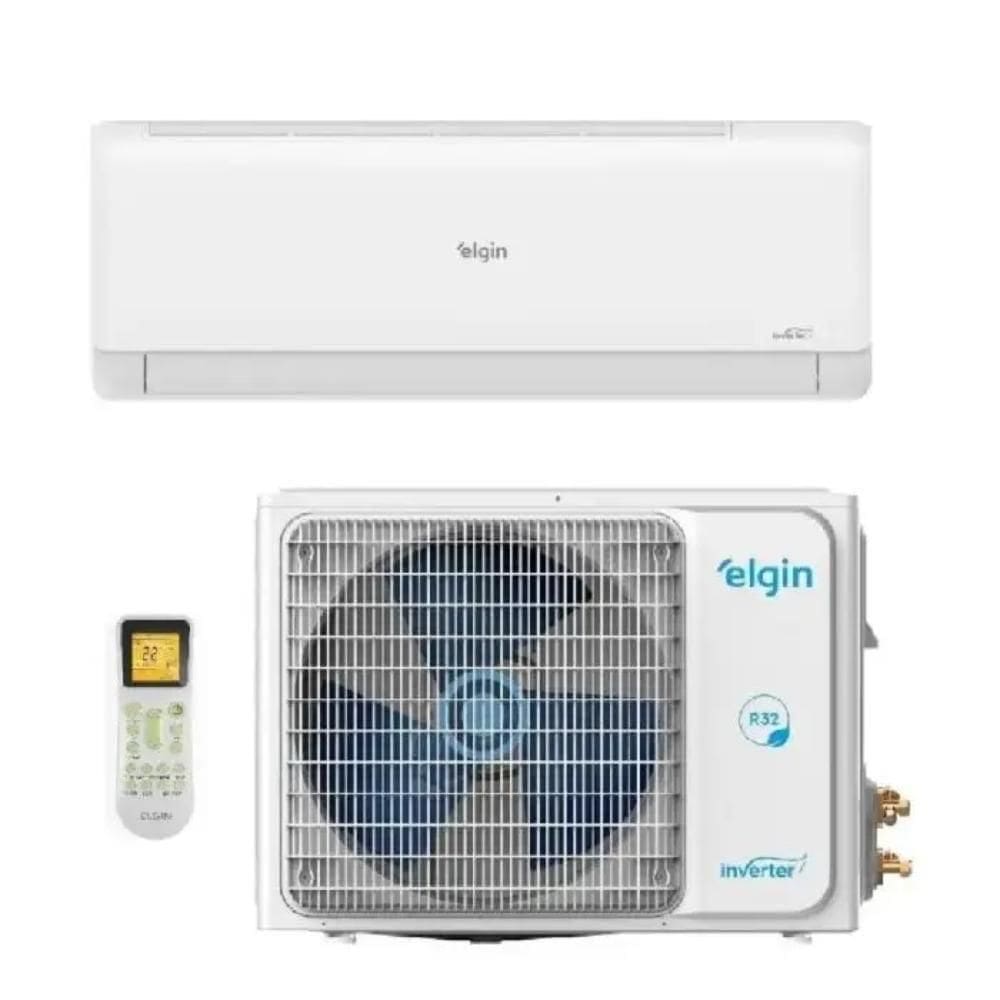 Ar Condicionado Split Hi-Wall Elgin Eco Inverter Ii 18.000 Btus Frio GÁS R-32 HJFC18C2WCCC Branco 220V