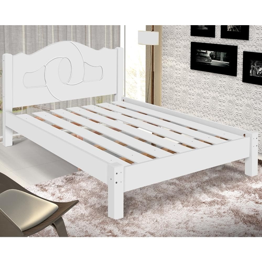 Cama Casal com Cabeceira Rosana Branco