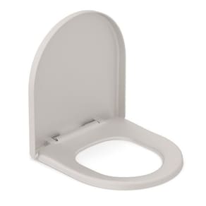 Kit 3 Assentos único Termofixo Soft Close Smart/slim Celite Bege