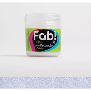 Corante Cintilante Para Decoração de Bolo Docinhos Sobremesas Comestíveis Fab 3 Gramas Brilho Cristal