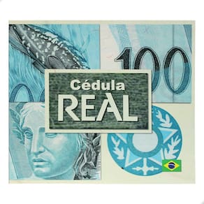 Folder Encarte para Cédula de 100 Reais Descritivo