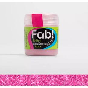 Corante Cintilante Para Decoração de Bolo Docinhos Sobremesas Comestíveis Fab 3 Gramas Brilho Rosa