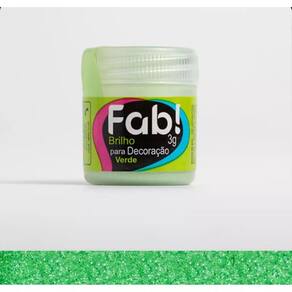 Corante Cintilante Para Decoração de Bolo Docinhos Sobremesas Comestíveis Fab 3 Gramas Brilho Verde