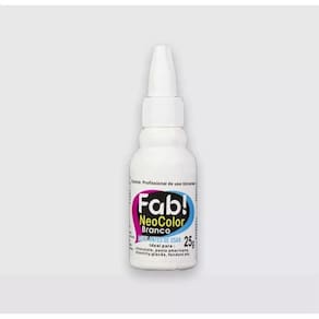 Corante Para Chocolate 25g Profissional de uso Universal Neocolor Fab! Branco