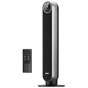 Ventilador de Torre Silencioso 4 Velocidades 4 Modos Temporizador 8H, 110V 42W, Dreo DR-HTF007, Prata