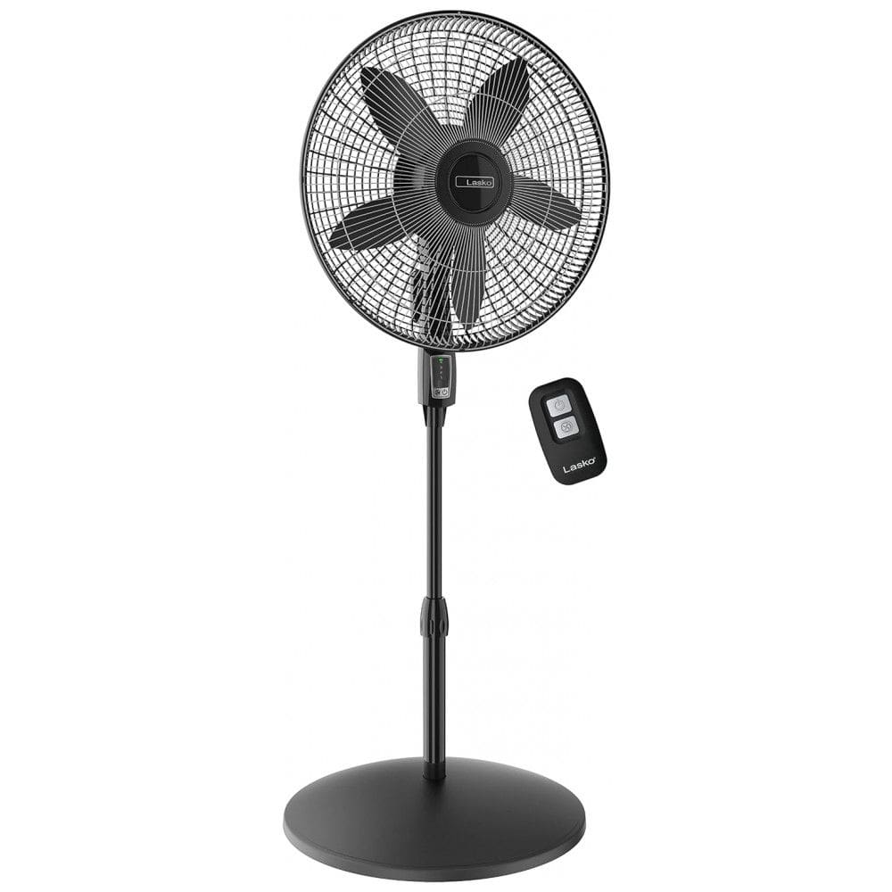 Ventilador de Piso com Altura Ajustável, Controle Remoto e 4 Velocidades, 110V 71W, Lasko S1844018, Preto