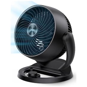 Ventilador de Mesa Silencioso e Ajustável com 3 Velocidades, 110V, Dreo, Preto