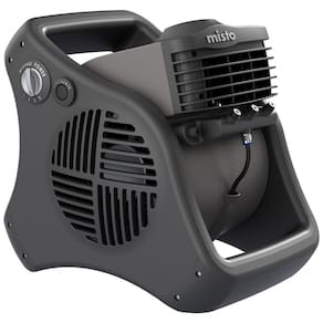 Ventilador de Nebulização Externa com 3 Velocidades para Esportes, Camping, Decks e Pátios, 110V, Lasko, Cinza e Preto