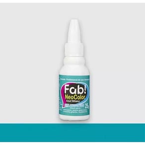 Corante Para Chocolate 25g Profissional de uso Universal Neocolor Fab! Azul Tiffany
