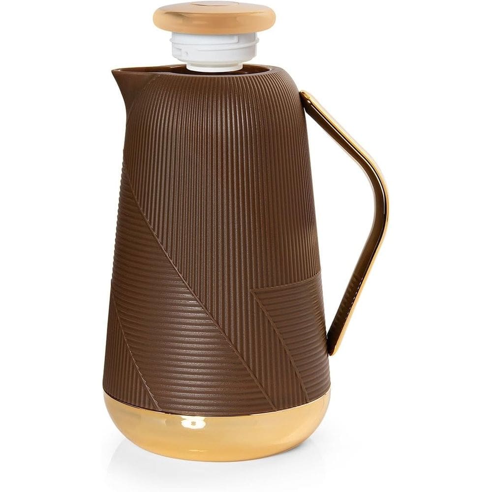 Garrafa Termica Moderna 1L Bari Plus Marrom Termopro
