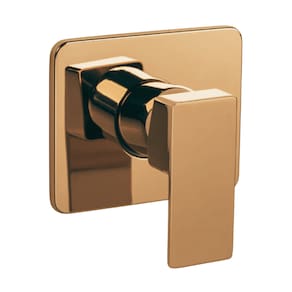 Acabamento Registro Monocomando Quadrado Base Deca RoseGold