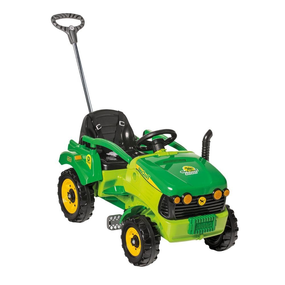 Carrinho De Passeio/Pedal Trator Infantil Tracamp Verde - Calesita