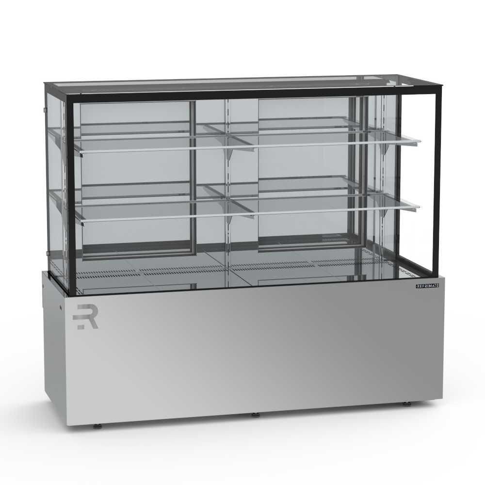 Vitrine Confeitaria Seca Vanguard Top 1,45 Metros Inox CVTS1450 220V - Refrimate
