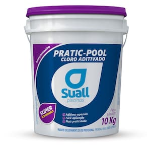Balde Cloro Aditivado Multiacao Pratic Pool 10Kg Suall