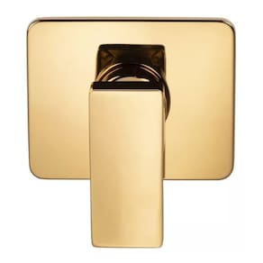 Acabamento Registro Monocomando Quadrado Base Deca Dourado