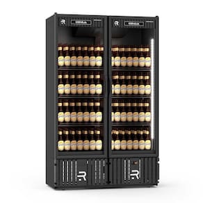 Visa Cooler Cerveja 1300 Litros Porta de Vidro Aquecida Preto/Preto VCCE1300PV 220V - Refrimate