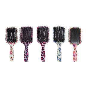 Escova de Cabelo Quadrada Estampada Escobel Colors 984 Variadas