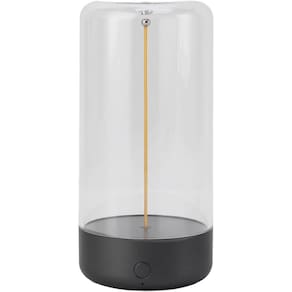 Luminaria Lampada Filamento Magnetica Minimalista Moderna Luxo Touch 3 Niveis Sem Fio Recarregavel Mesa Decoraçao