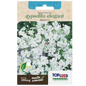 Sementes de Gypsofila Elegant Branca TOPSEED