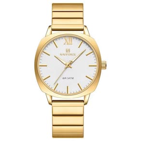 Relógio de Pulso Quartzo em Aço Inoxidável Feminino Impermeavel Casual