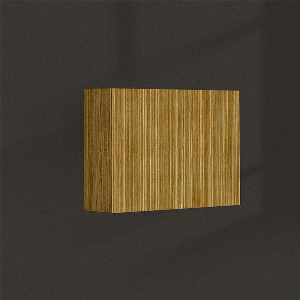 Armário Aéreo Ambiente Art 2 Portas Articuladas 120cm Freijó Riscatto - Kits Paraná