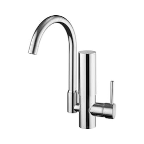 Torneira Misturador Monocomando Lorenzetti Acqua Due Class 2243 C24 Com Filtro De Bancada Cromada