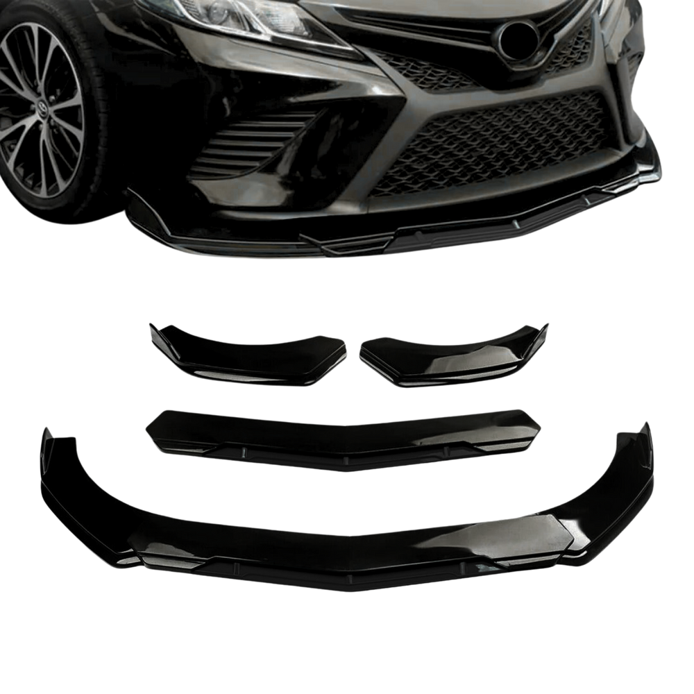 Spoiler Frontal Universal Black Piano Chevrolet Volkswagen M