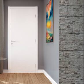 Rodapé de Poliestireno Frisado 15cmx1,5cmx240cm Branco