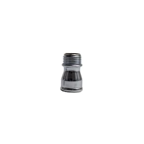 Prolongador 1/2" Curto 4cm de Metal para Torneira Cinza