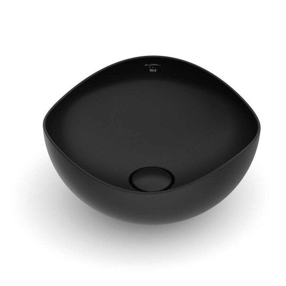 Kit 3 Cubas de Apoio 37,5x37,5cm Ruy Ohtake Roca Matte Black