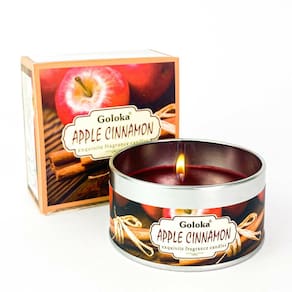 Vela Aromática Lata Indiana Goloka Vegano - Escolha o Aroma