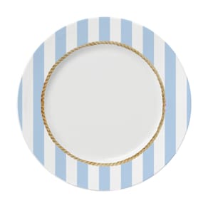 Jogo De Pratos Rasos Em Porcelana Floral Chic Com 6 Peças 25,5cm Germer