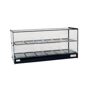 Estufa Vitrine Quadrada Dupla Salgados 12 Bandejas EVR Titã