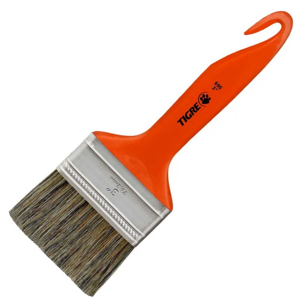 Pincel Trincha Para pintura Econômica Cerdas Gris 3" Tigre