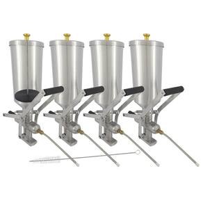 Kit 4 Doceira de Churros 2 Litros com Contrapeso (Recheadeira de Churros)